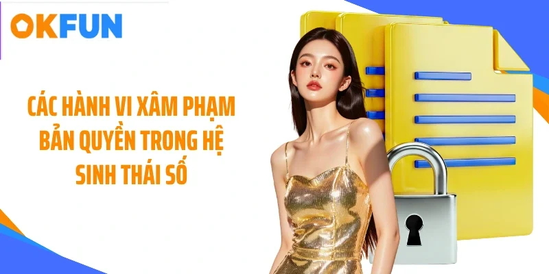 Các hành vi xâm phạm bản quyền trong hệ sinh thái số