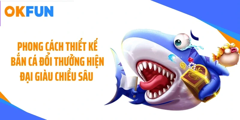 Phong cách thiết kế bắn cá đổi thưởng hiện đại giàu chiều sâu